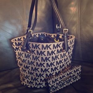 Michael Kors purse and wallet